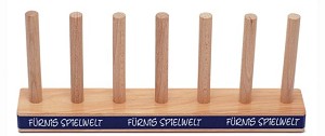 Display for 7 finger puppets